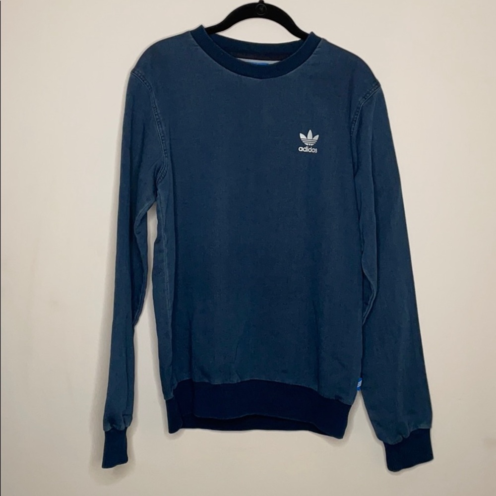 Adidas cotton denim sweatshirt